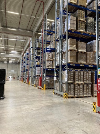 BITO Palettenregal PL PRO | Höhe 4.500 mm | 840 Stellplätze